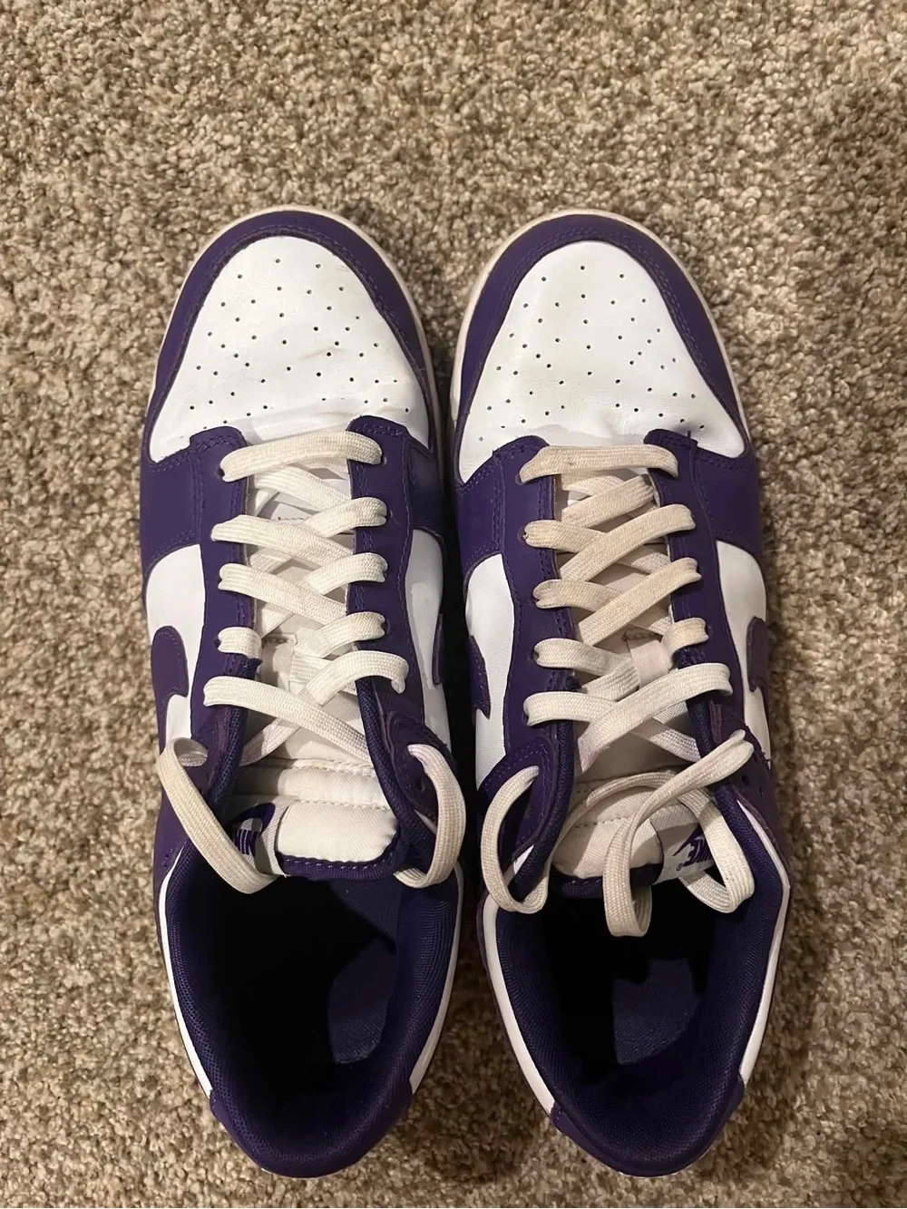 Nike Dunk Low Purple and White | Size: 11.5 Men